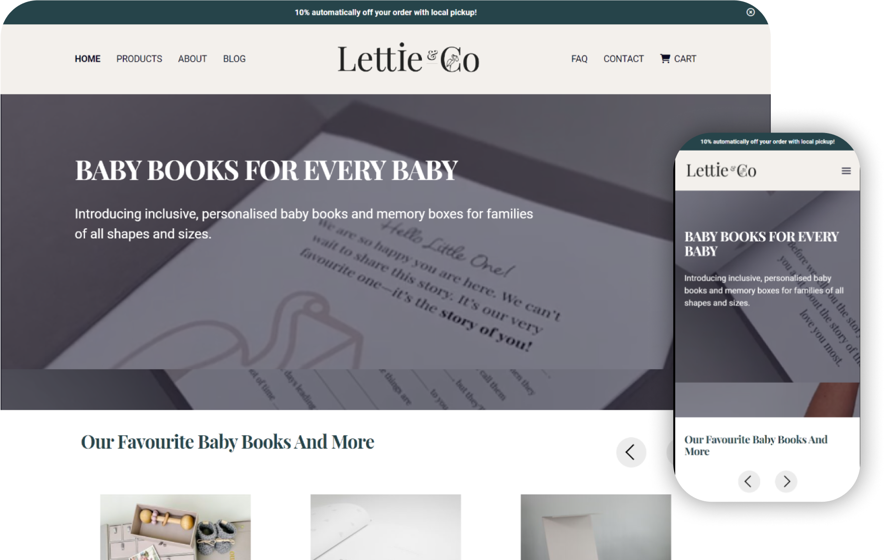 Lettie & Co. | Baby books for every baby